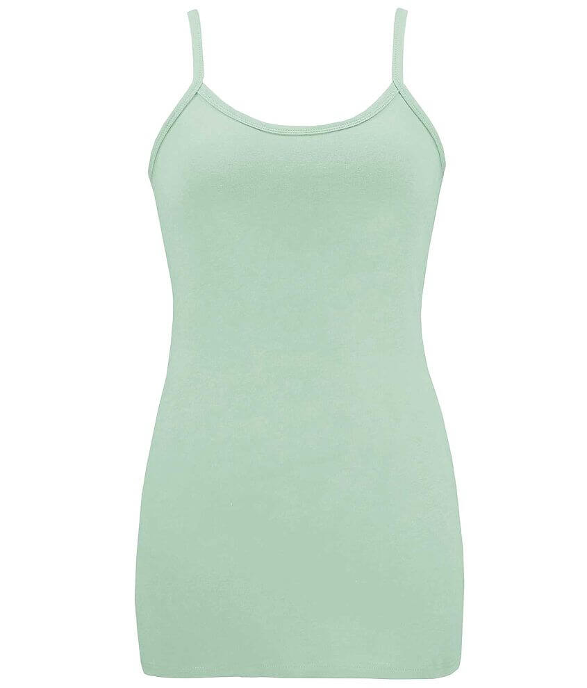 BKE Long Strappy Tank Top - Women's Tank Tops in Bok Choy | Buckle