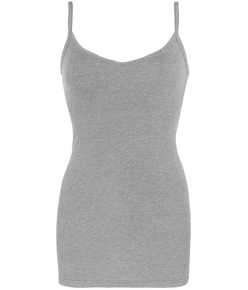 BKE V-Neck Tank Top - Women's Tank Tops in Charcoal Heather Grey | Buckle