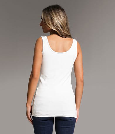 X-Long Scoop Neck Tank Top thumbnail 2