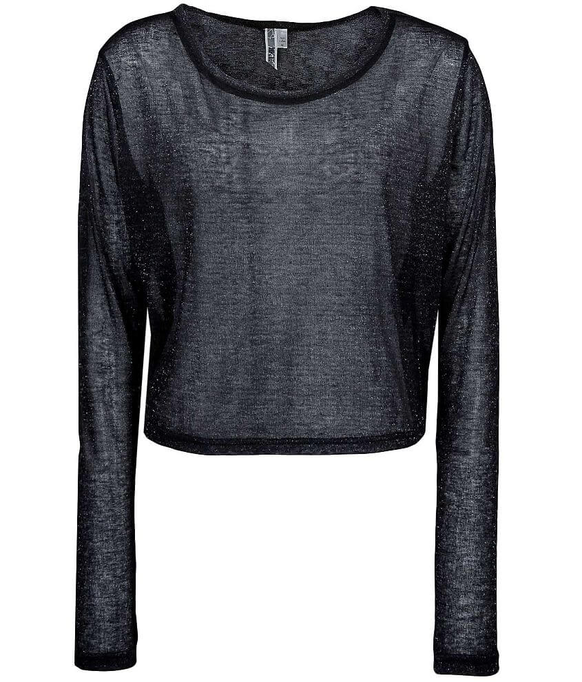 BKE Roomy Cropped Top front view