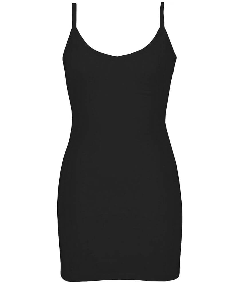 BKE core V-Neck Extra Long & Lean Tank Top front view