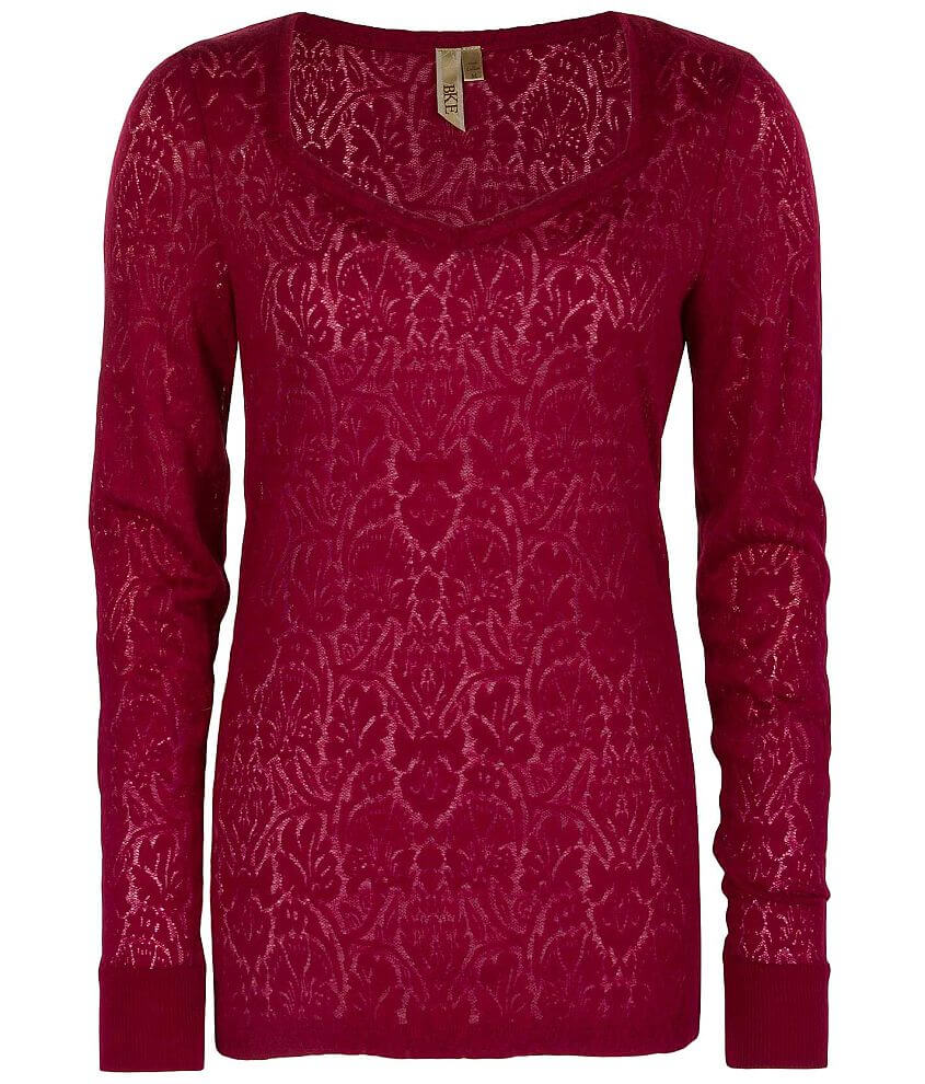 BKE Jacquard Top front view