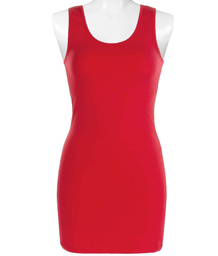 BKE Extra Long Tank Top - Women's Tank Tops in New Red | Buckle
