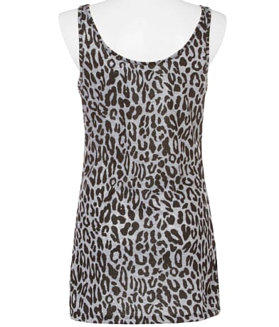 BKE Animal Print Tank Top BACK