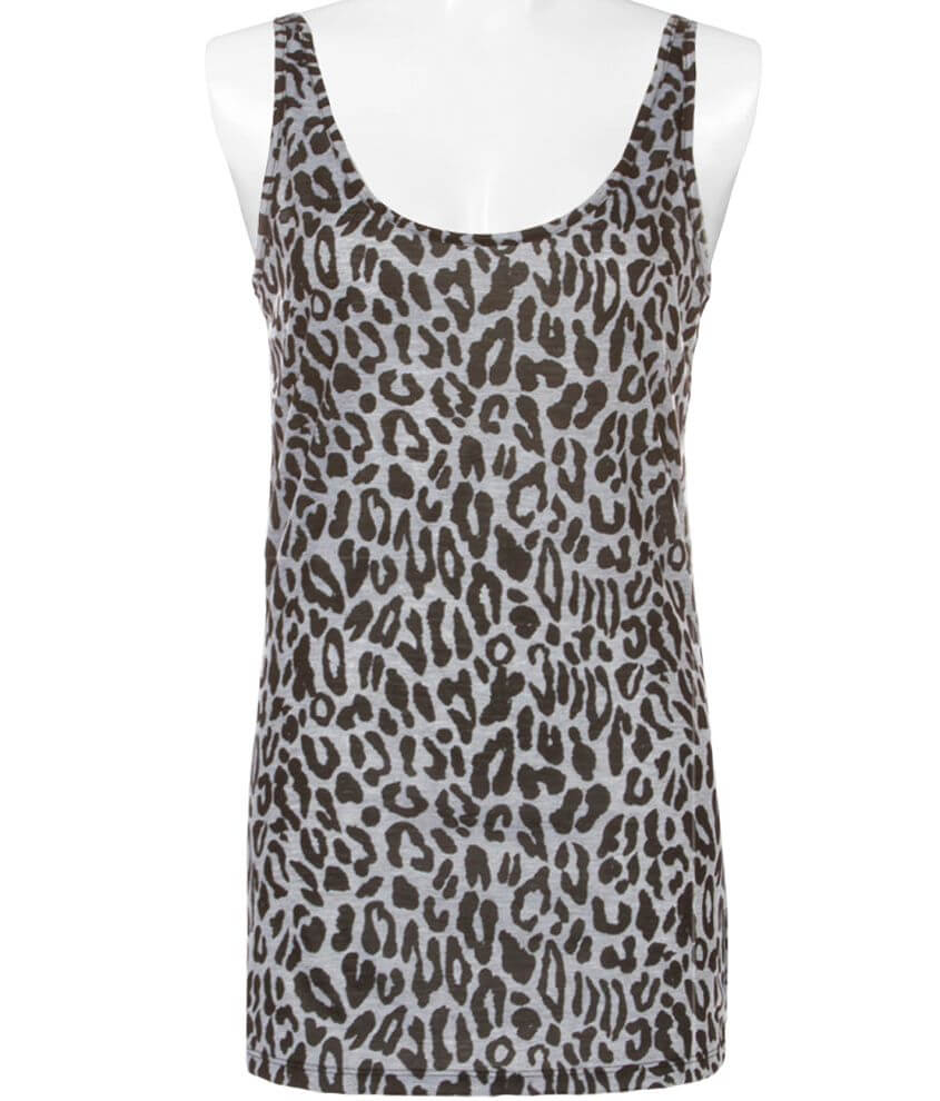 BKE Animal Print Tank Top front view