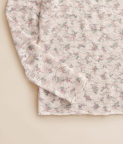 Girls - Floral Lace Top thumbnail 3