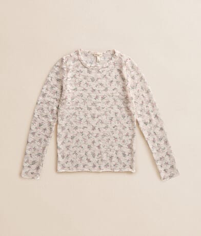 Girls - Floral Lace Top