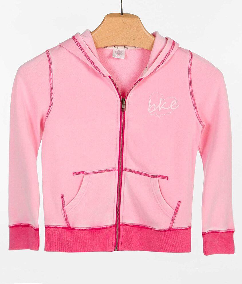 Girls - BKE Burnout Sweatshirt front view