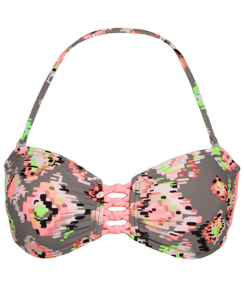 Gossip Collection Diamond Crush Swimwear Top Women's Swimwear in Tan