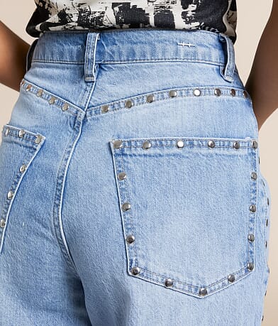Habitual Gemma Wide Leg Studded Stretch Jean BACK_POCKET