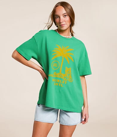 Hurley Ex Libris Oversized T-Shirt full right side view