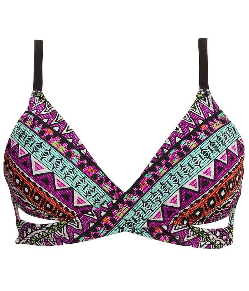 Bikini Lab Don&#39;t Worry Be Strappy Swimwear Top front view