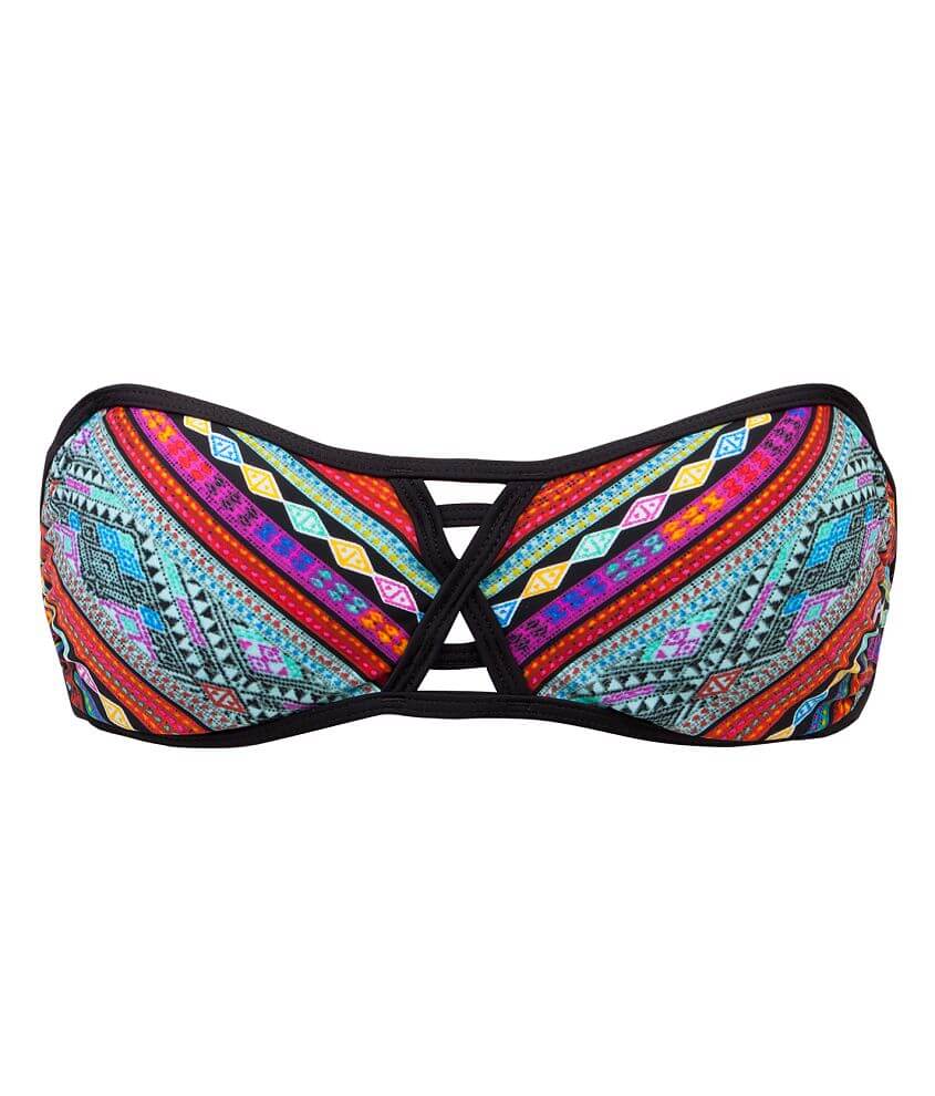 Bikini Lab Thread Zepplin Swimwear Top Women's Swimwear in Multi Buckle