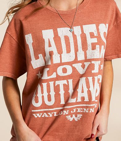 MANHEAD Waylon Jennings Outlaw T-Shirt MISC_DETAIL_1