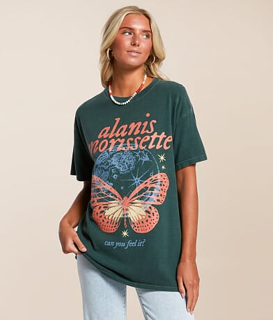 MANHEAD Manhead Alanis Morissette Band Oversized T-Shirt front view