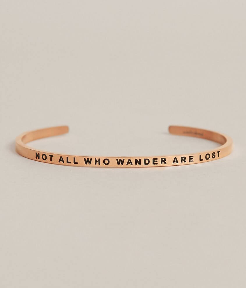 MantraBand&#174; Not All Who Wander Bracelet front view