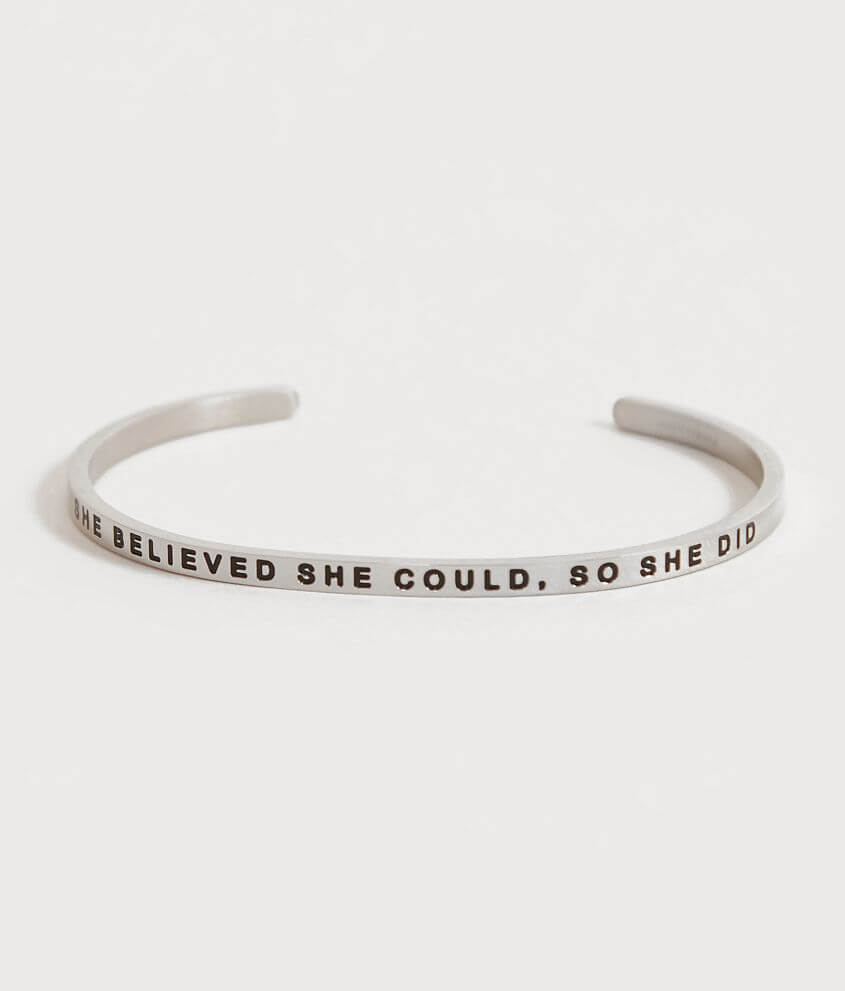 MantraBand&#174; She Believed She Could Bracelet front view