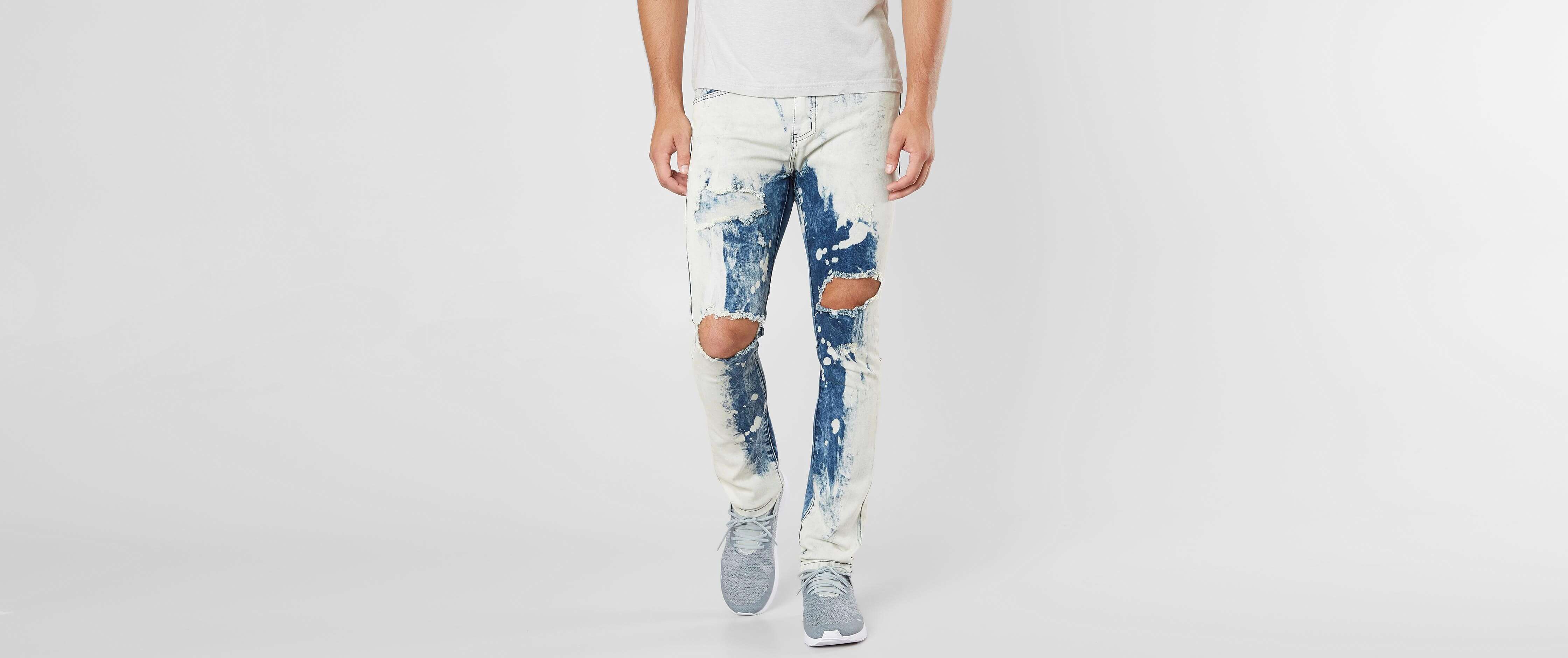 light bleached jeans