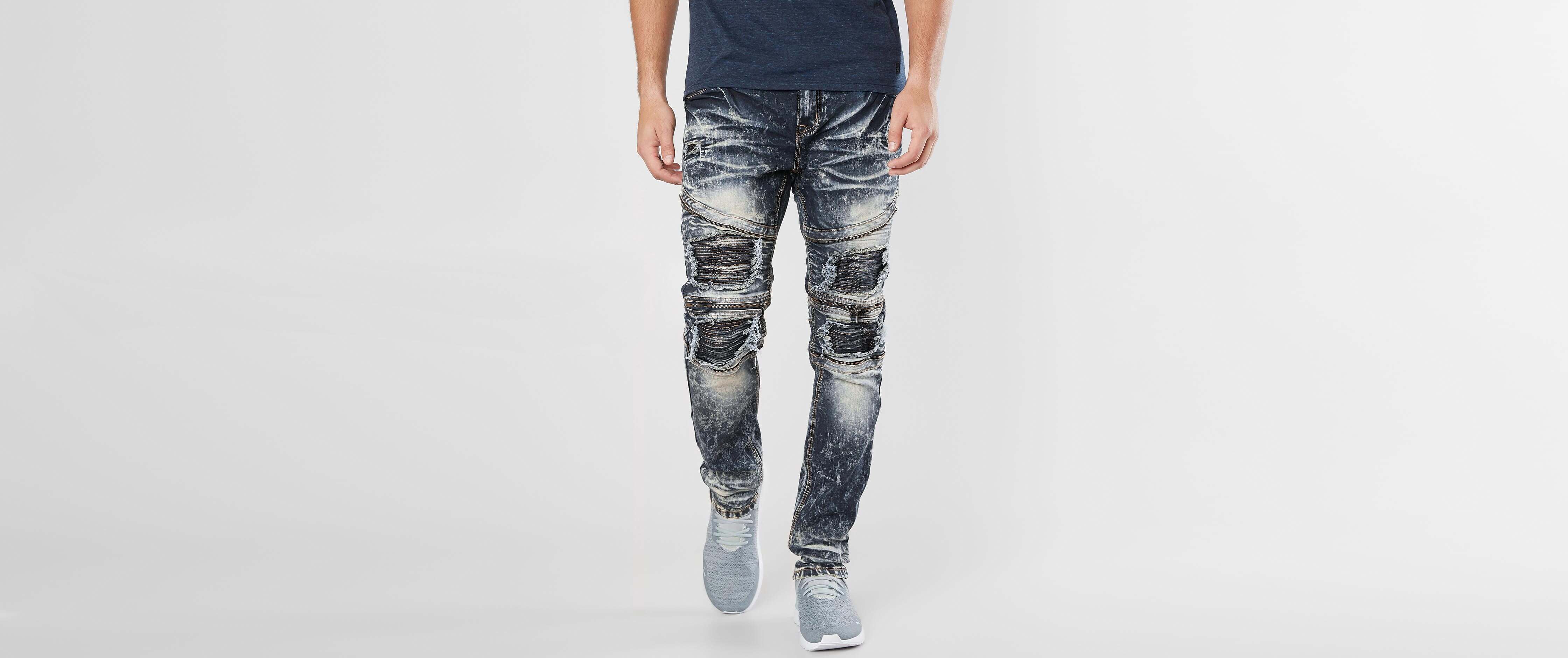 mens skinny moto jeans