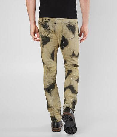 R.sole Bleached Moto Skinny Stretch Jean back view