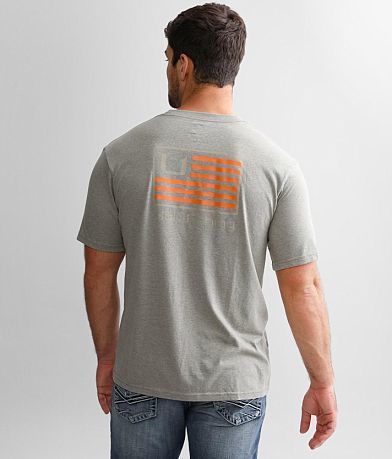 Reel Life Rumrunner Performance T-Shirt - Grey XX-Large, Men's