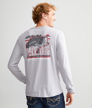 Huk Bass Blast T-Shirt back view