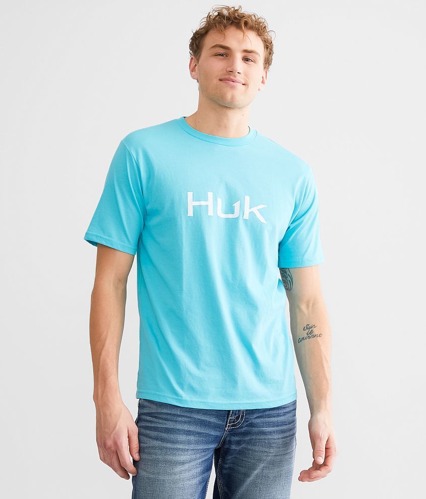 Huk Men's On & Off Tee - Crystal Blue - M