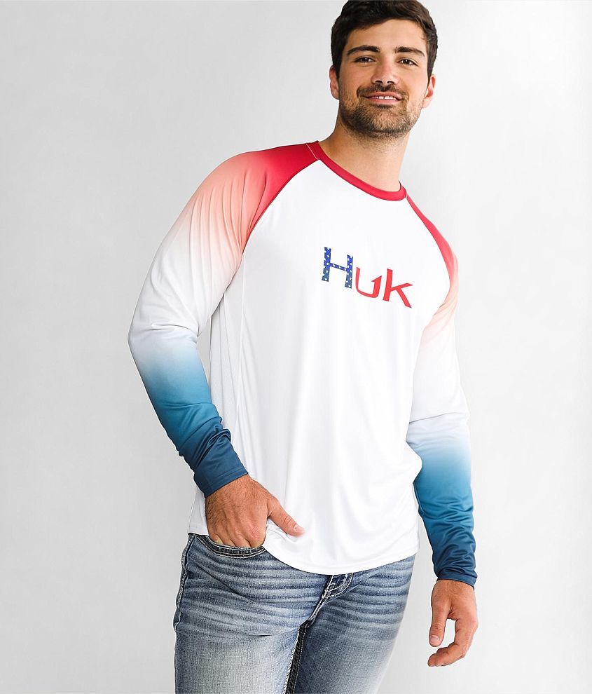 Huk Men's Flare Double Header - Americana - Large