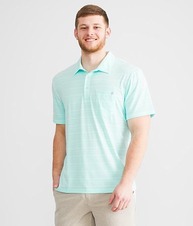 Huk Waypoint Performance Polo front view