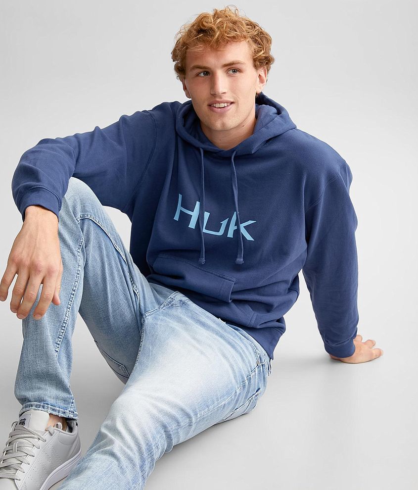 Huk Logo Hooded Sweatshirt front view