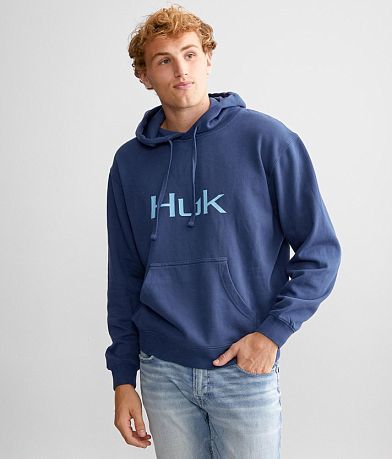 Huk Logo Hooded Sweatshirt full left side view