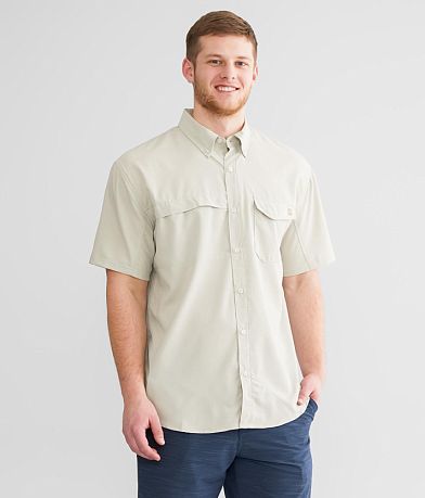 Huk Tide Point Performance Stretch Shirt front view