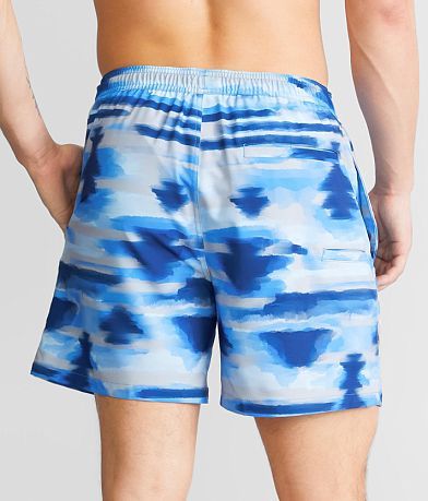Huk Suncast Volley Stretch Swim Trunks back view