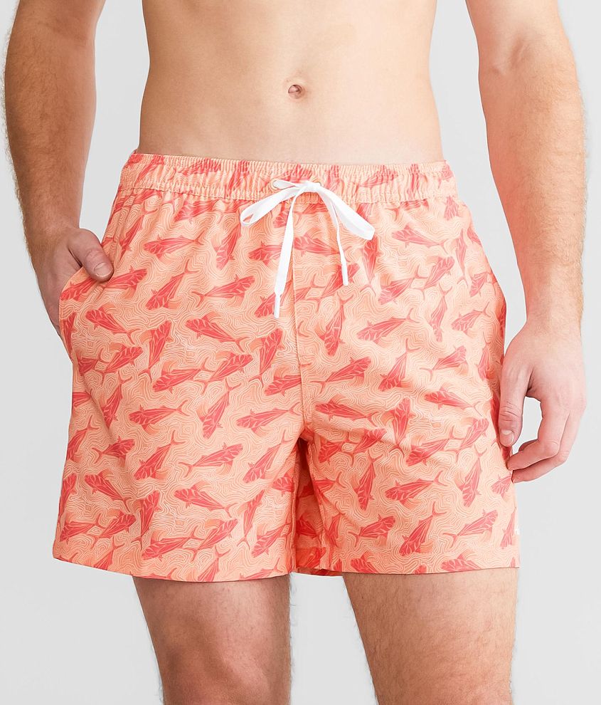 Huk Rooster Wake Volley Stretch Swim Trunks front view