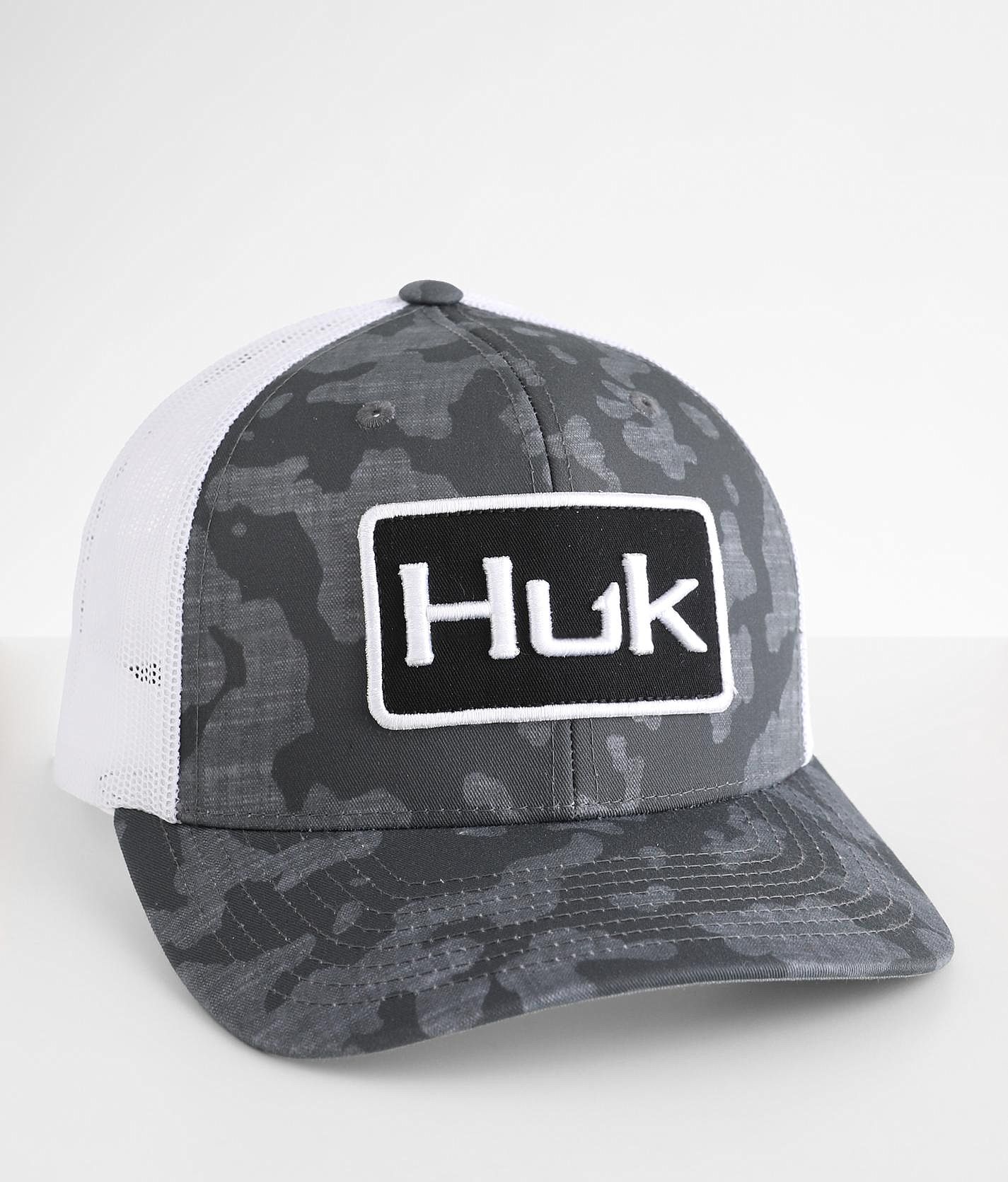 Huk Men ' S Running Lakes Straw Hat - Volcanic Ash