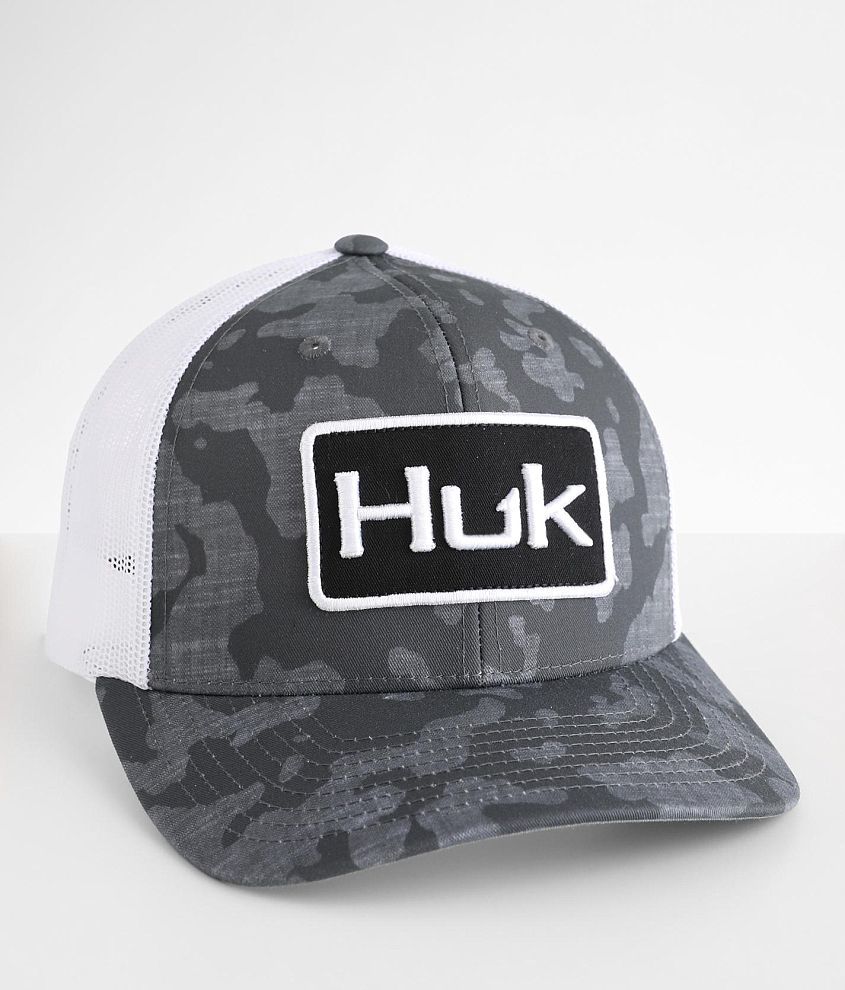 Huk Running Lakes Trucker Hat - Men's Hats in Volcanic Ash