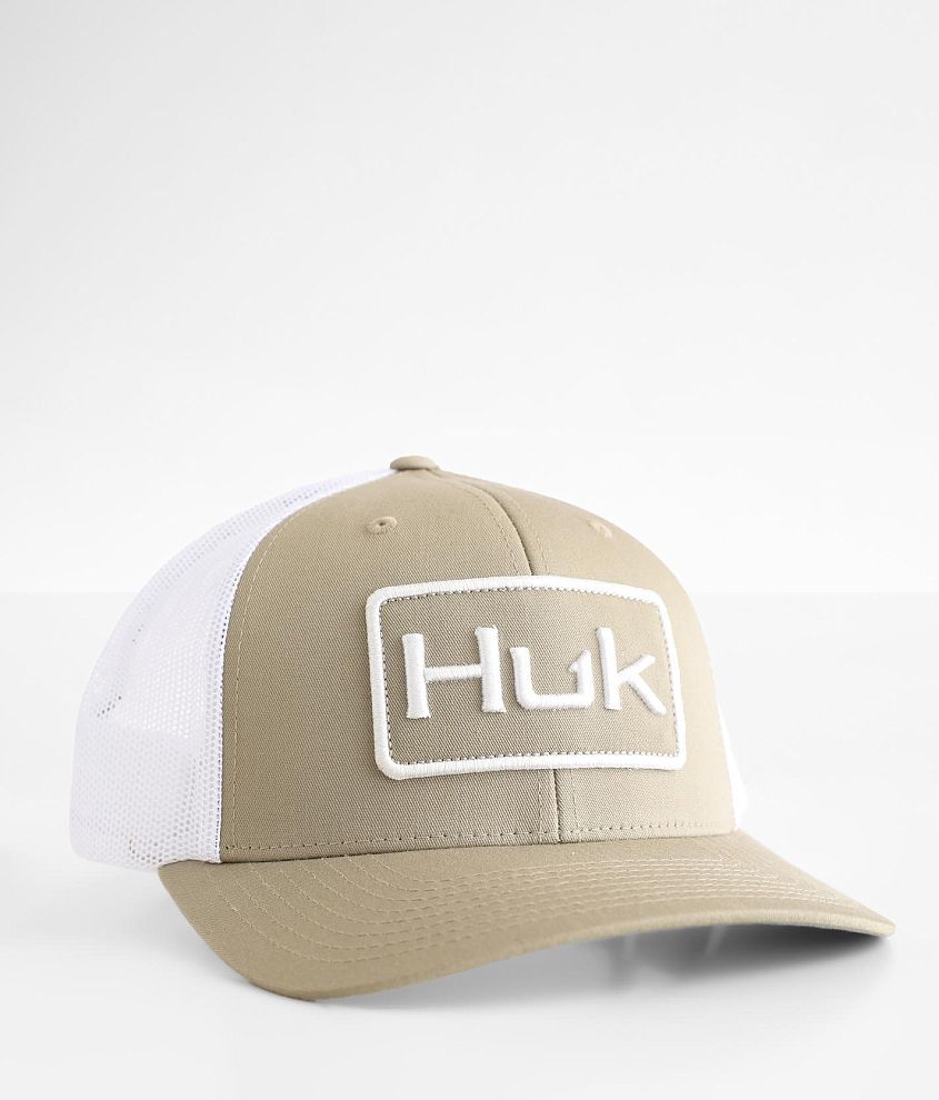 Huk Logo Trucker Hat front view