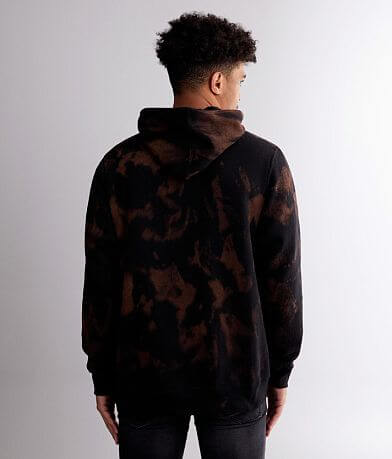 Delusions Of Grandeur Bleach Dye Hooded Sweatshirt BACK
