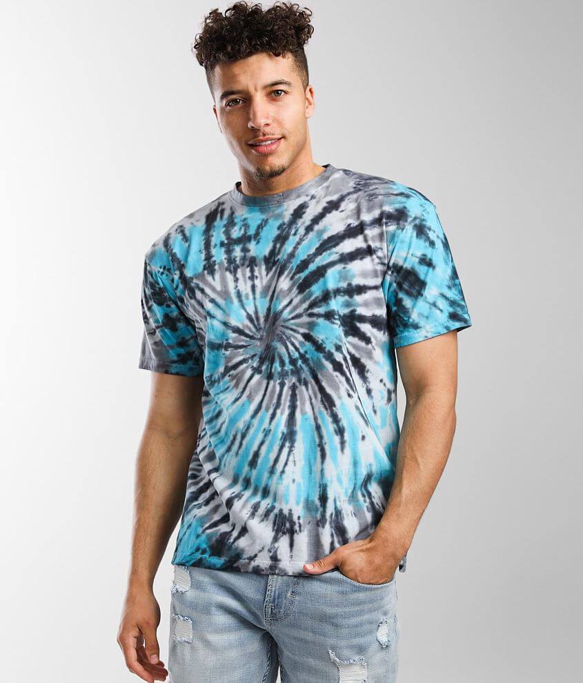 Departwest Tie-Dye T-Shirt - Men's T-Shirts in Blue Multi