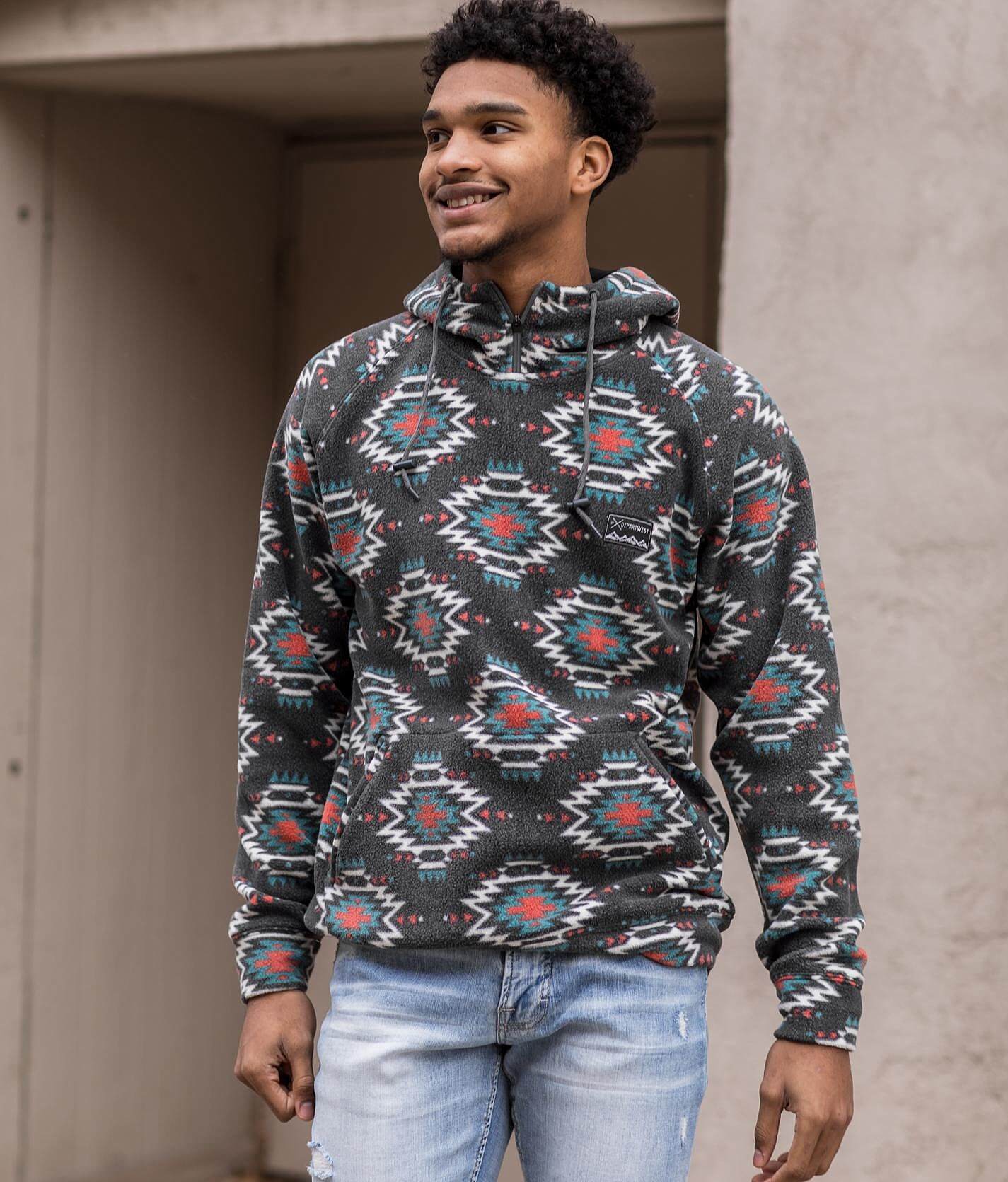 mens southwestern pullover