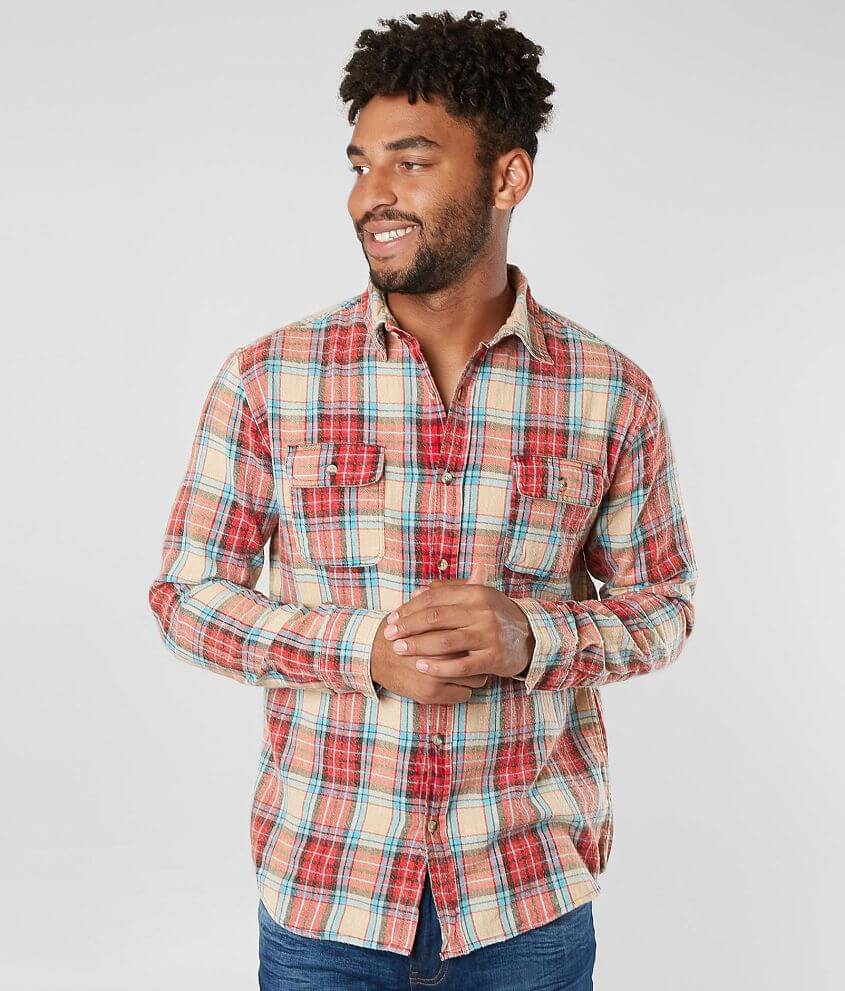 Free Nature Plaid Flannel Shirt - Men's Shirts in Red | Buckle