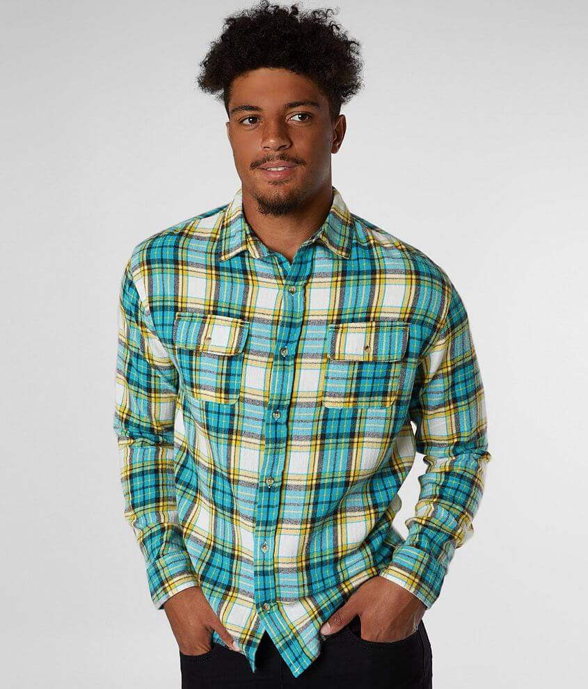 Departwest Plaid Flannel Shirt front view