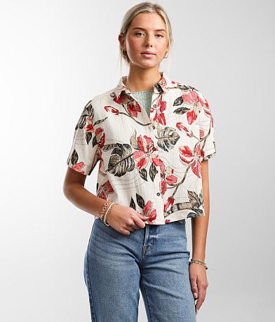 Gilded Intent Floral Camp Shirt FULL_LEFT_SIDE