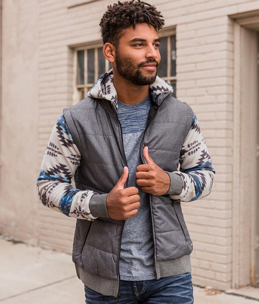 Departwest Pieced Southwestern Puffer Jacket