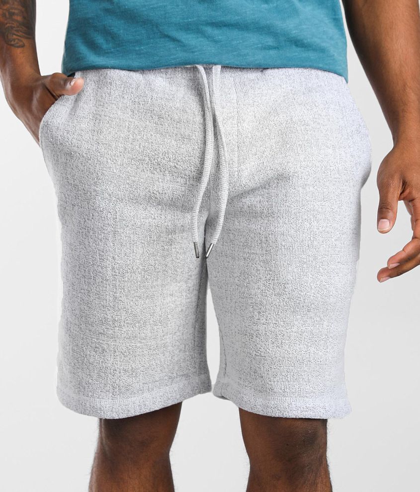 Departwest Marled Knit Lounge Short Men's Loungewear in Pirate Black Buckle