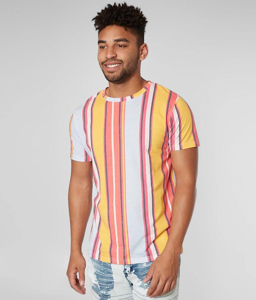 SUPER MASSIVE Vertical Striped T-Shirt front view