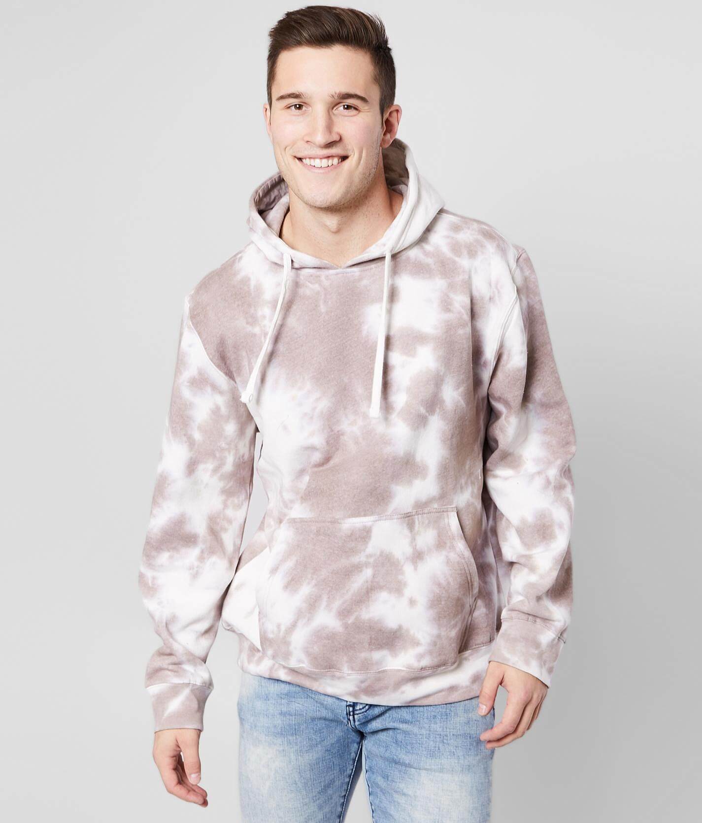 grey tie dye hoodie