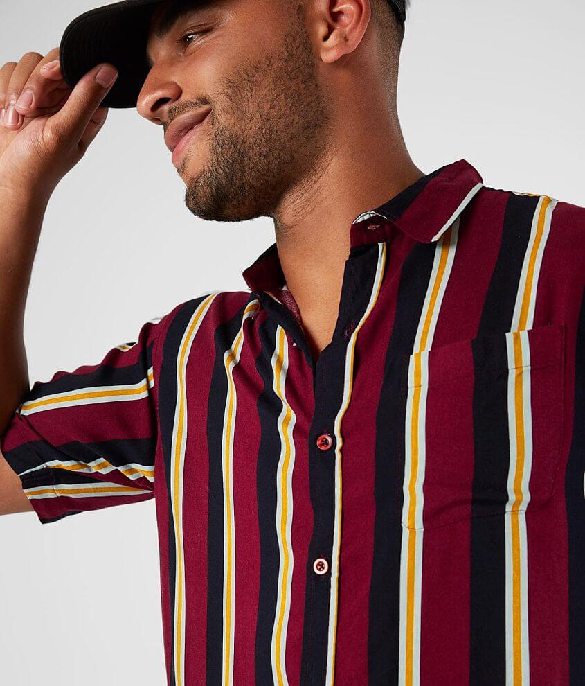 Eric Haze Stripe Print Shirt