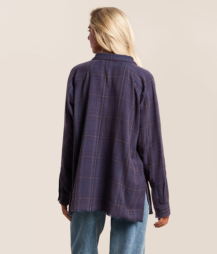 Flannel Boyfriend Shirt - thumbnail 3