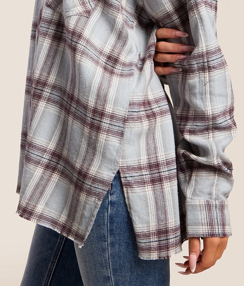 Plaid Boyfriend Shirt - thumbnail 4